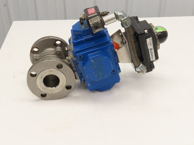 Flowserve 2" Stainless Ball Valve Compact II Pneumatic Actuator C35 SR-2C IMP