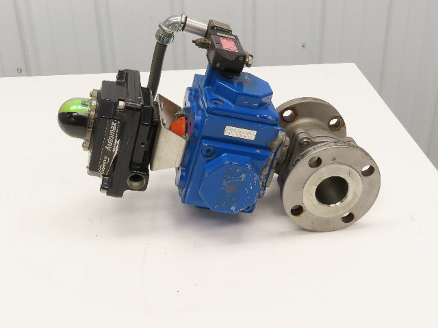 Flowserve 2" Stainless Ball Valve Compact II Pneumatic Actuator C35 SR-2C IMP