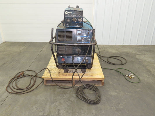 Miller CP-302 Mig Welder 300 amp 195112 24V Feeder 200/230/460v 3PH With Cart