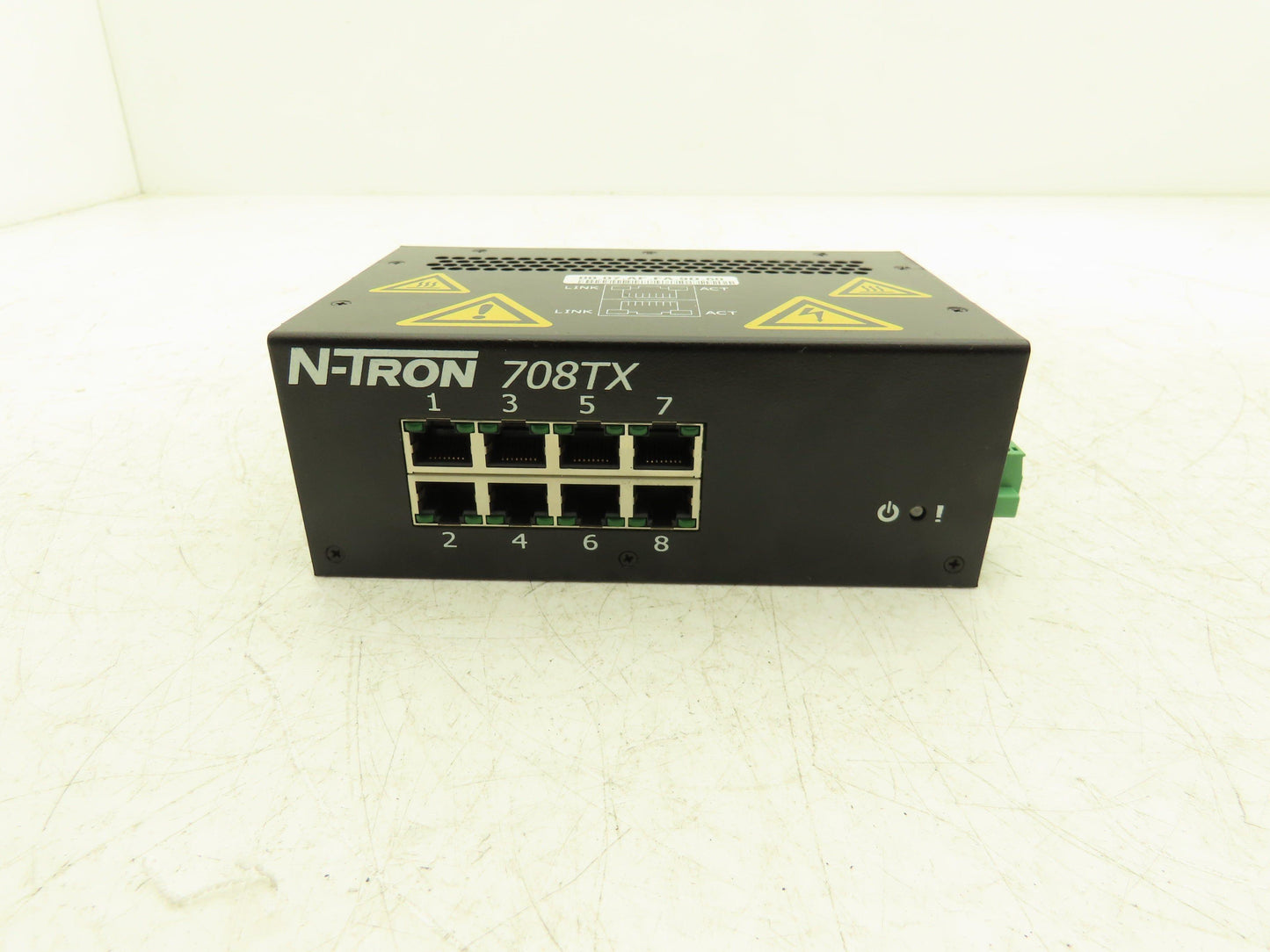 N-Tron 708TX Managed Industrial Ethernet Switch 8-Port 10/100BaseT 12/24VDC