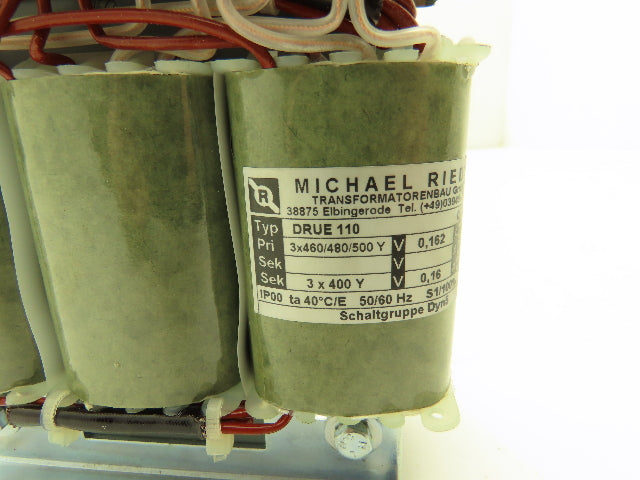 DRUE 110 Power Transformer 0.11kVA High 460/480/500v Y Low 400v Y 3ph