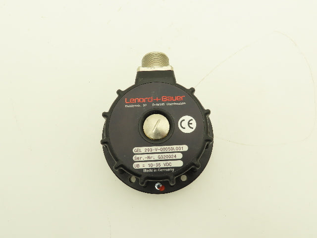 Lenord + Bauer GEL 293-V-00050L001 Incremental Rotary Encoder 10-35vdc 50ppr