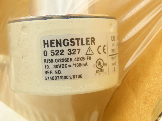 Hengstler 0 522 327 Rotary Encoder 10mm Shaft 226 Step IP64