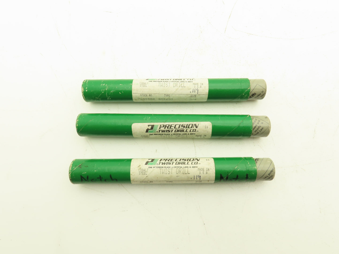 Precision Twist Drill 7351587 Drill Blank High Speed Steel 3/4 .119 L#588 M42