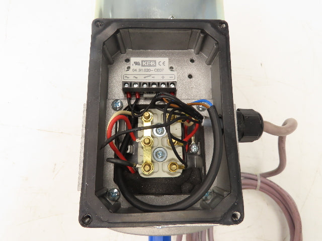 Laipple KEB MA90L2 Brake Motor 3kW 4Hp 3400 RPM 230/400-460V 3PH IEC 90L Frame