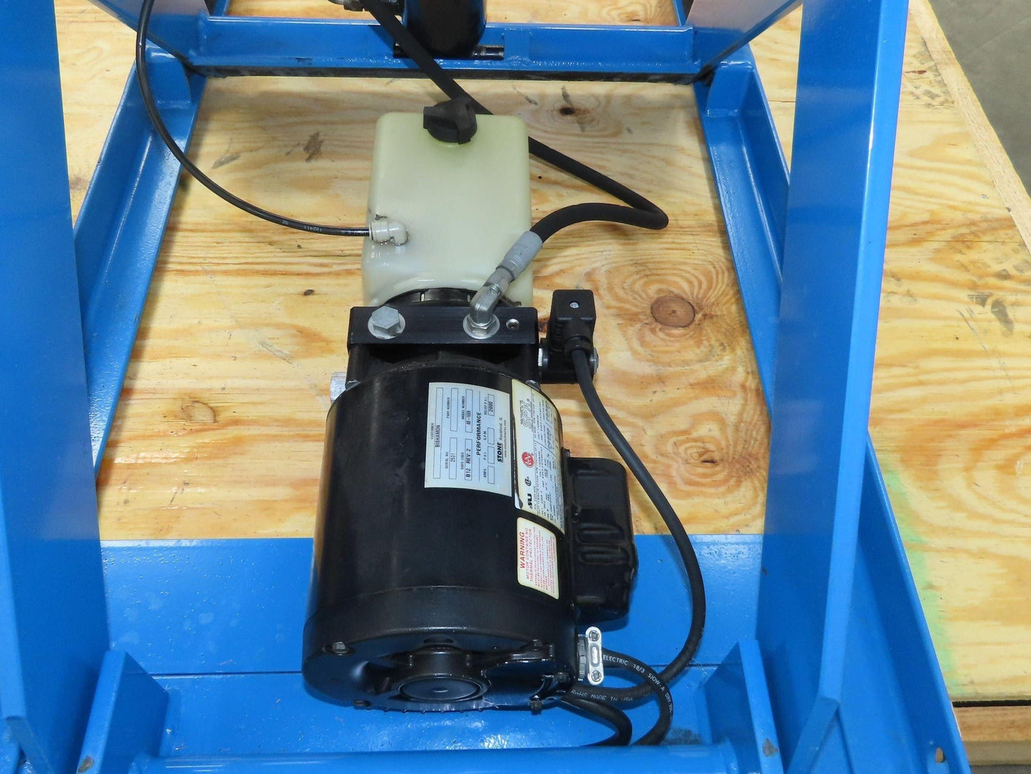 Bishamon Optimus Hydraulic Lift Table 2000lbs Lift2K 30" Travel 36x48" Top 1Ph