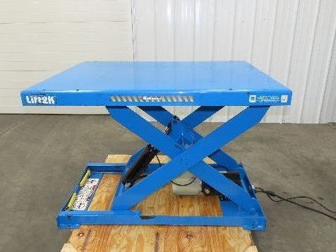 Bishamon Optimus Hydraulic Lift Table 2000lbs Lift2K 30" Travel 36x48" Top 1Ph