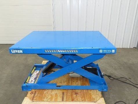 Bishamon Optimus Hydraulic Lift Table 2000lbs Lift2K 30" Travel 36x48" Top 1Ph