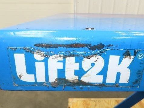 Bishamon Optimus Hydraulic Lift Table 2000lbs Lift2K 30" Travel 36x48" Top 1Ph