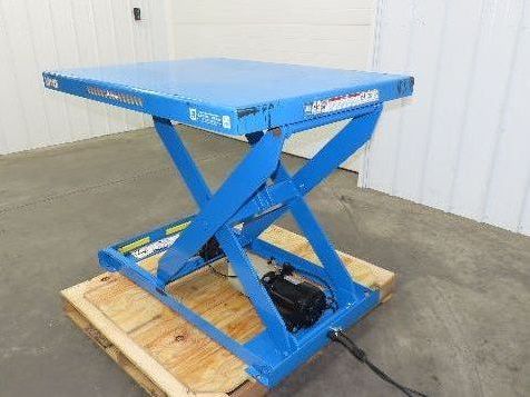 Bishamon Optimus Hydraulic Lift Table 2000lbs Lift2K 30" Travel 36x48" Top 1Ph