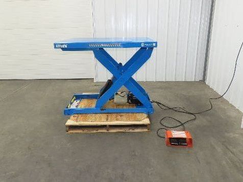 Bishamon Optimus Hydraulic Lift Table 2000lbs Lift2K 30" Travel 36x48" Top 1Ph