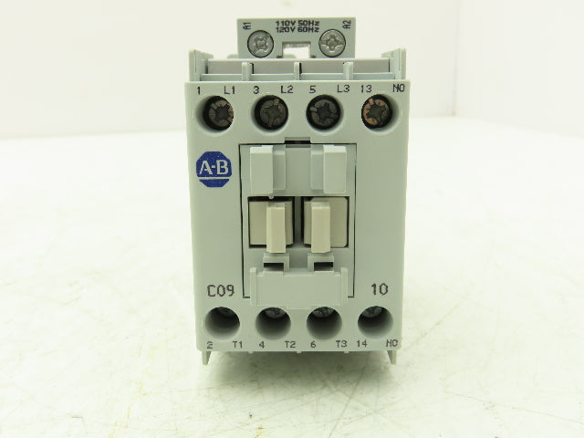 Allen Bradley 100-C09D10 Contactor 120v Coil 3-Pole 1NO 600VAC 25A 7.5Hp