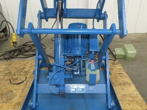 Hymo Hydraulic Scissor Lift Table 300kg 660lb 36" Travel 33x33" Swivel Top 1Ph
