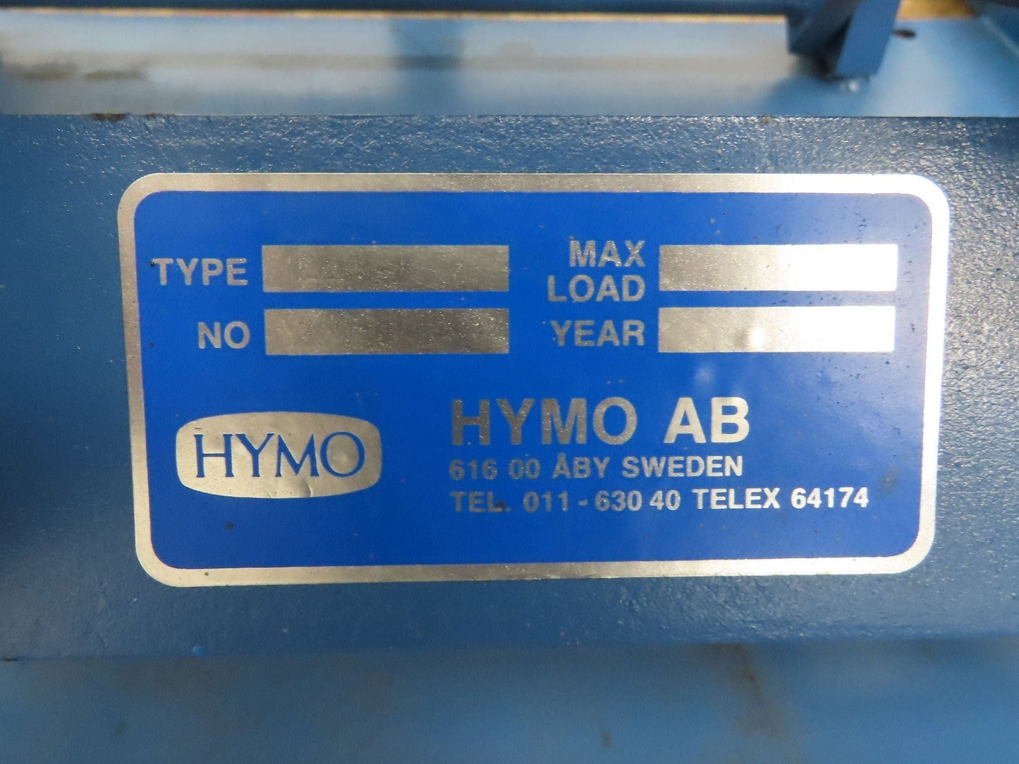 Hymo Hydraulic Scissor Lift Table 300kg 660lb 36" Travel 33x33" Swivel Top 1Ph
