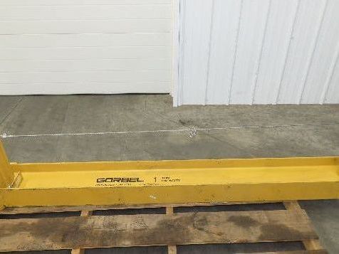 Gorbel 1000 lbs 1/2 Ton Wall Mount Cantilever Work Station Jib Crane 8' Span