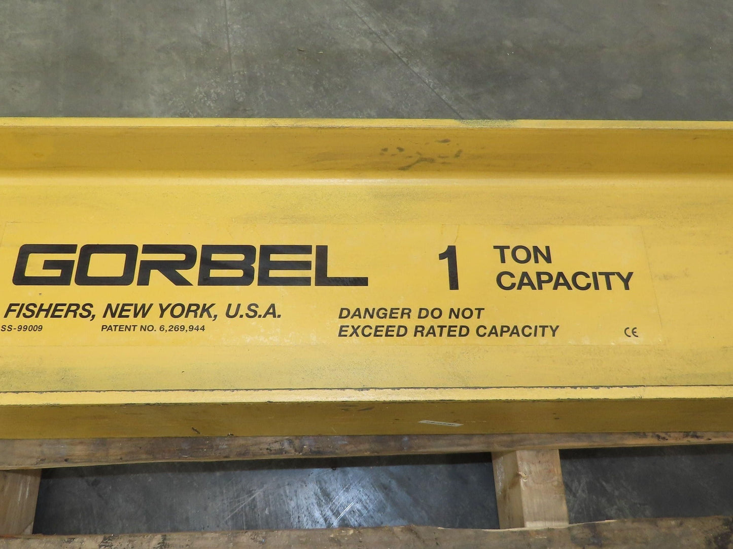 Gorbel 1000 lbs 1/2 Ton Wall Mount Cantilever Work Station Jib Crane 8' Span
