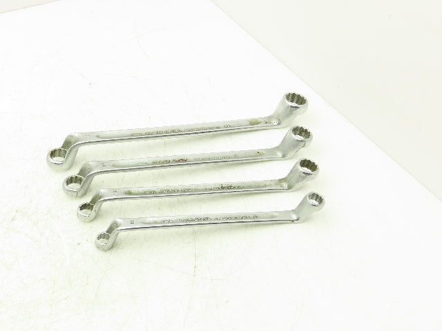 Stahlwille Stabil 20 22-11mm 12-Pt Deep Offset Box End Wrench Spanner Set of 4