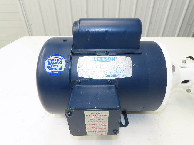Jabsco 30510-5001 Plastic Water Pump 8gpm 3/4"npt 115/230V 1PH Flexible Impeller