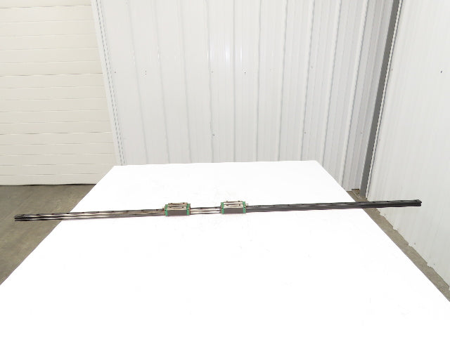 Hiwin HGH25 Linear Bearing 2-Block Guide Rail 25mm x 1670mm 65-3/4"L