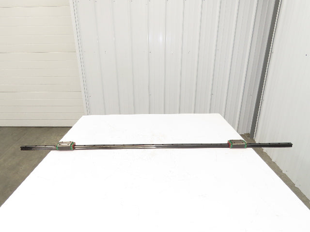 Hiwin HGH25 Linear Bearing 2-Block Guide Rail 25mm x 1670mm 65-3/4"L