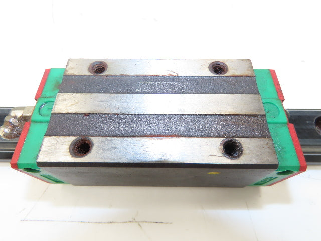 Hiwin HGH25 Linear Bearing 2-Block Guide Rail 25mm x 1670mm 65-3/4"L