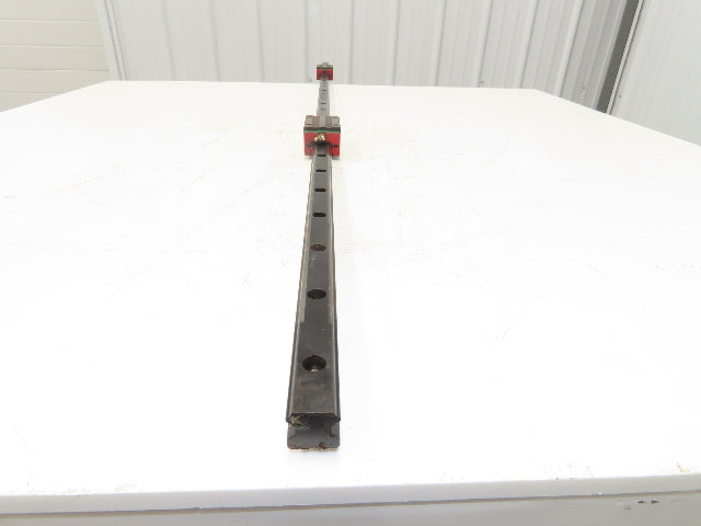 Hiwin HGH25 Linear Bearing 2-Block Guide Rail 25mm x 1670mm 65-3/4"L