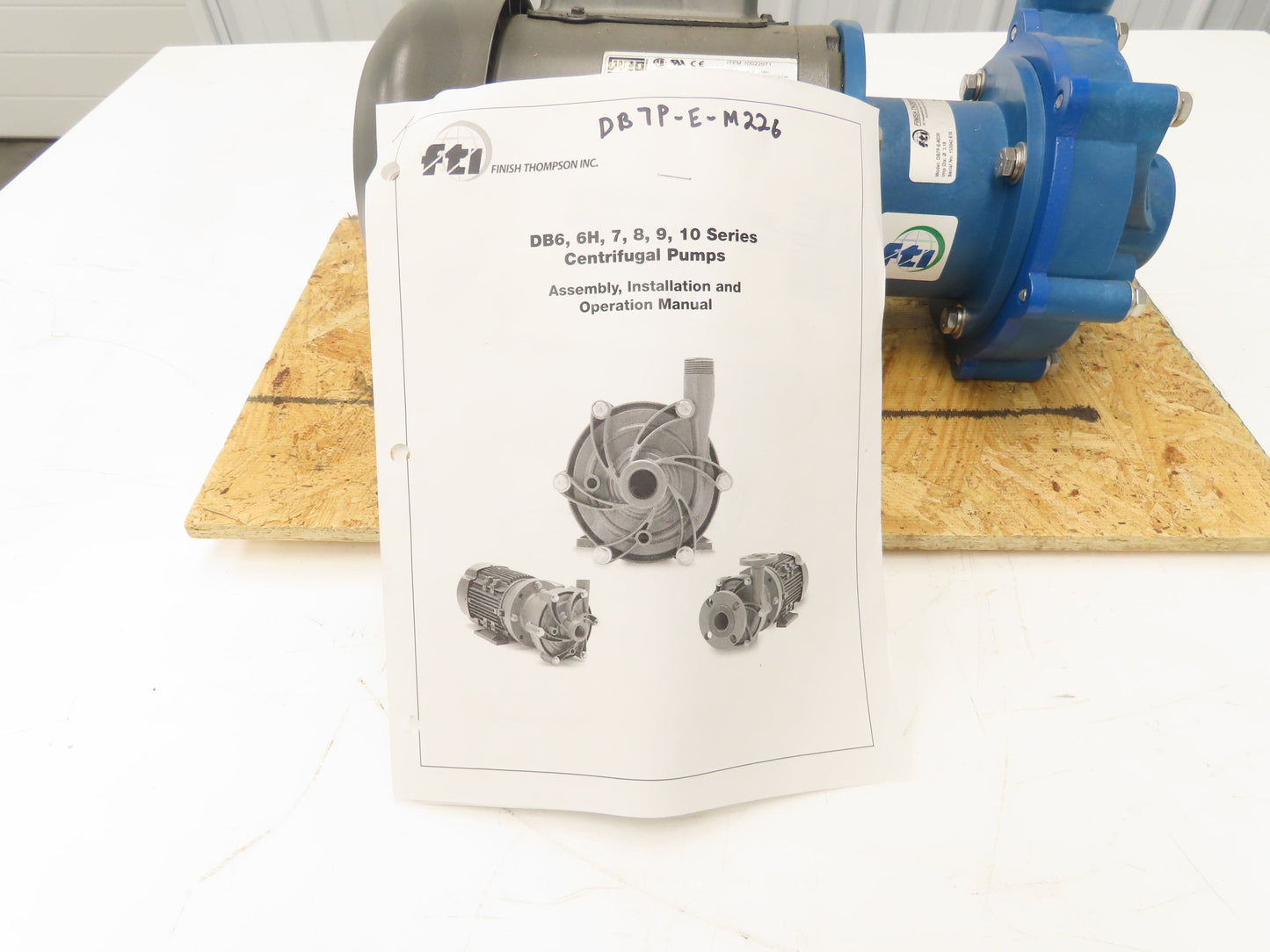 Finish Thompson DB7P-E-M226 Pump Sealless Mag Drive DB Series 115/208-230v 69GPM