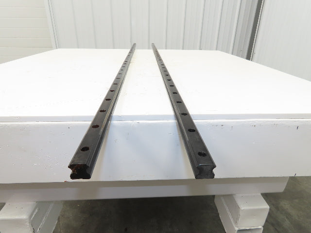 Hiwin Linear Guide Rail 25mm x 1670mm 65-3/4"L Lot of 2