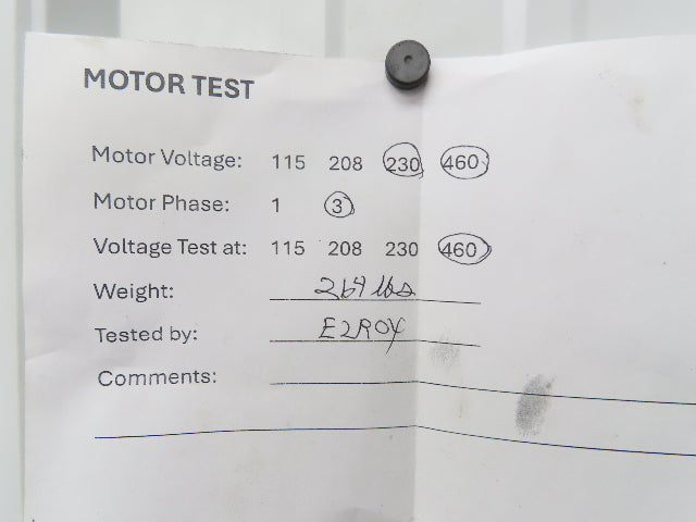 Westinghouse ABEP AC Motor 10Hp 1730rpm 208-230/460V 3ph 256U TEFC