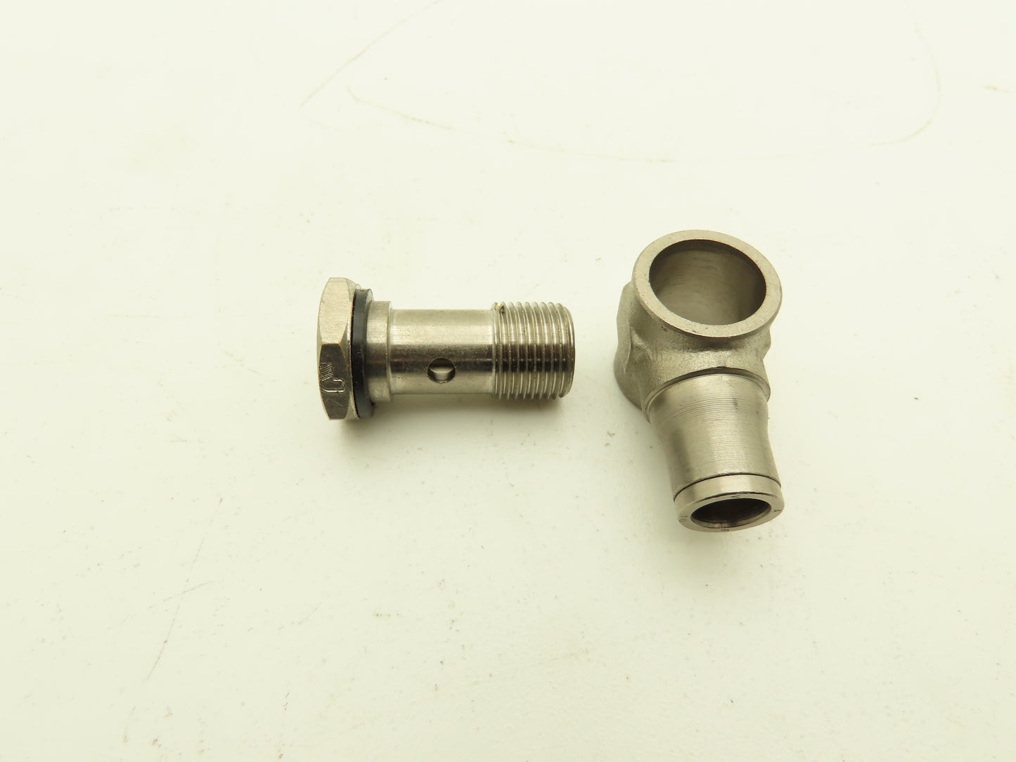 Push to Connect Swivel Elbow BSPP 3/8 19TPI Stainless Lot of 16