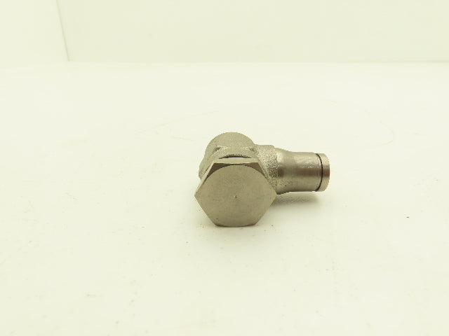 Push to Connect Swivel Elbow BSPP 3/8 19TPI Stainless Lot of 16