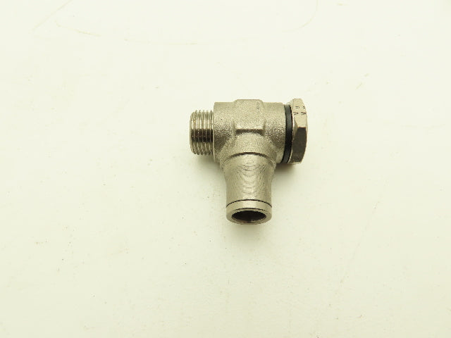 Push to Connect Swivel Elbow BSPP 3/8 19TPI Stainless Lot of 16