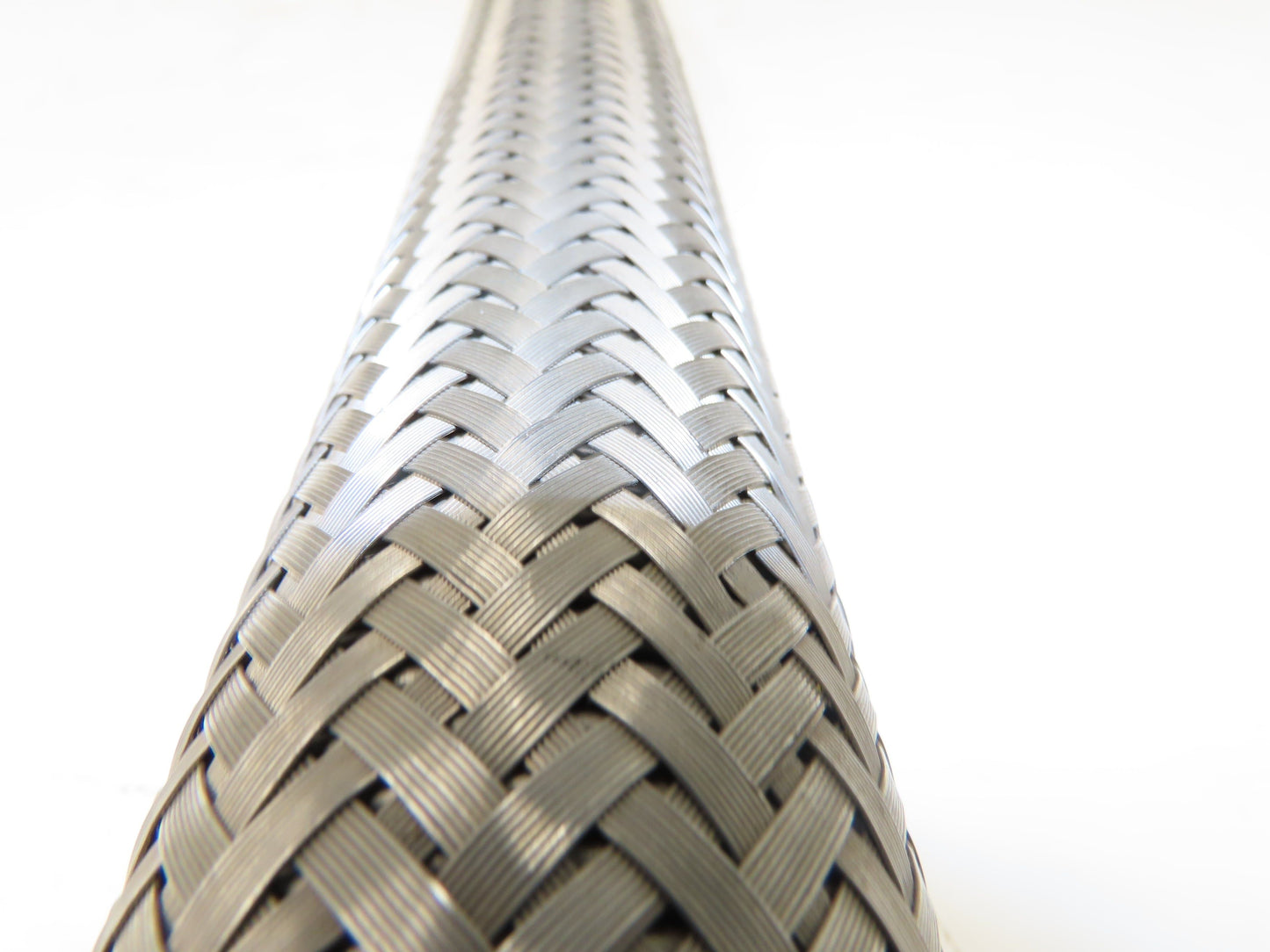 2" OD Stainless Steel Flexible Braided Hose 48" Pipe Union
