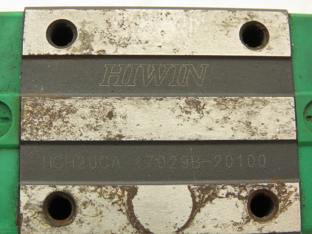 Hiwin HGH20CA Linear Bearing 1-Block Guide Rail 20mm x 580mm 22-3/4"L