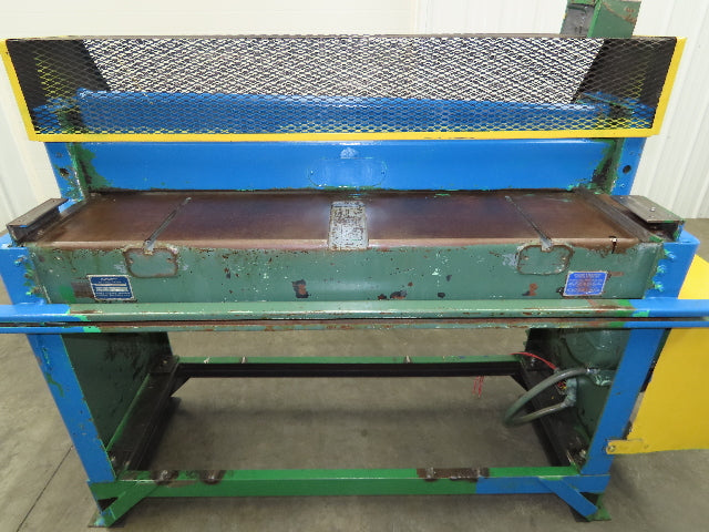 Mechanical Steel Sheet Metal Shear Cutting Length 50" Wide 18 Gauge