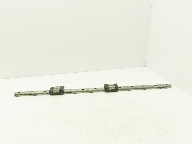THK SSR20 Linear Bearing 2-Block Guide Rail 20mm x 760mm 29-7/8"