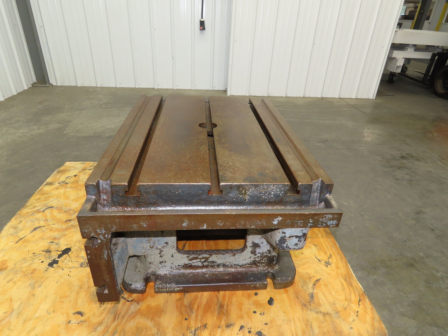 CNC Milling Machine T-Slot Table 22"x28" Steel Cast Iron Slotted Fixture Plate