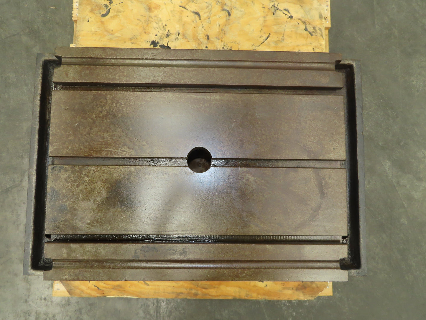 CNC Milling Machine T-Slot Table 22"x28" Steel Cast Iron Slotted Fixture Plate