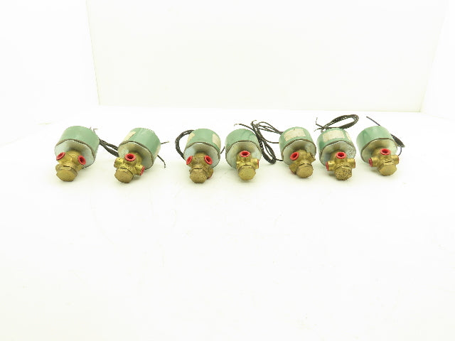 Asco Redhat 8320A86 Solenoid Valve 3 Way 40psi 1/4 NPT 120VAC Lot of 7