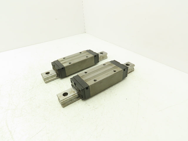 THK SHS35 Linear Bearing 1-Block Guide Rail 35mm x 280mm 11" Lot of 2