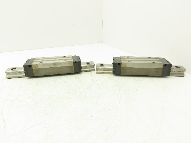 THK SHS35 Linear Bearing 1-Block Guide Rail 35mm x 280mm 11" Lot of 2