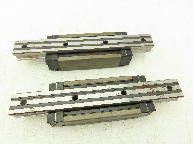 THK SHS35 Linear Bearing 1-Block Guide Rail 35mm x 280mm 11" Lot of 2