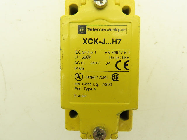 Telemecanique XCK J1305707 Safety Interlock Key Switch 240vac 3amp