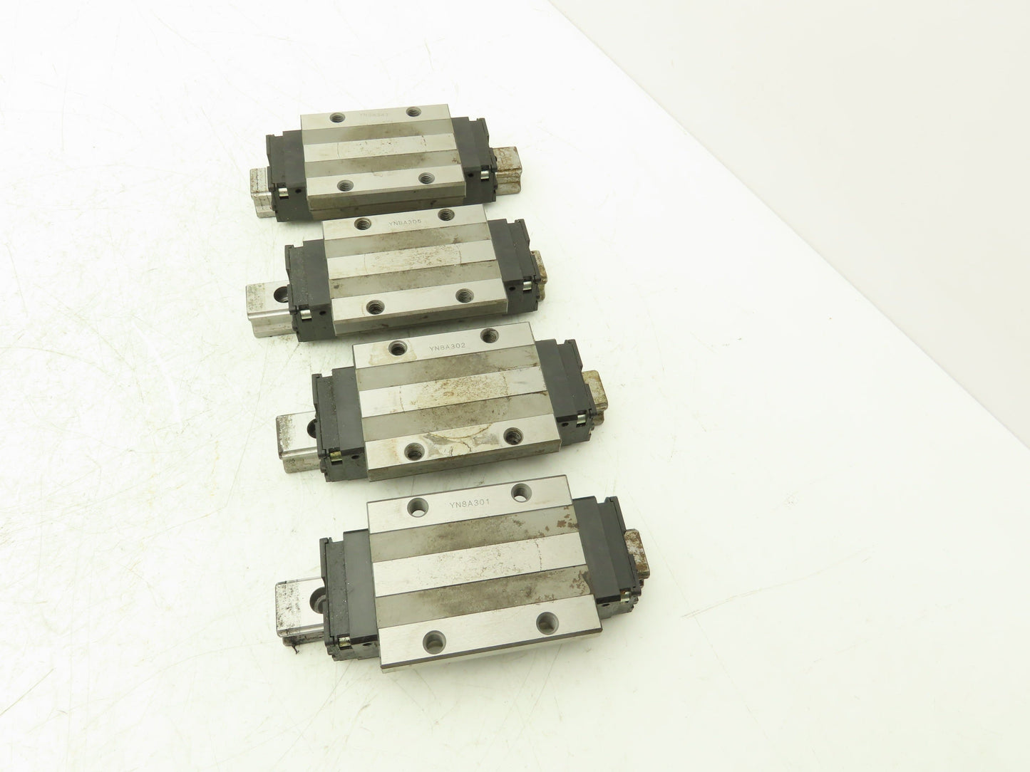 THK SHS25 Linear Bearing 1-Block Guide Rail 25mm x 160mm 6-1/4" Lot of 4