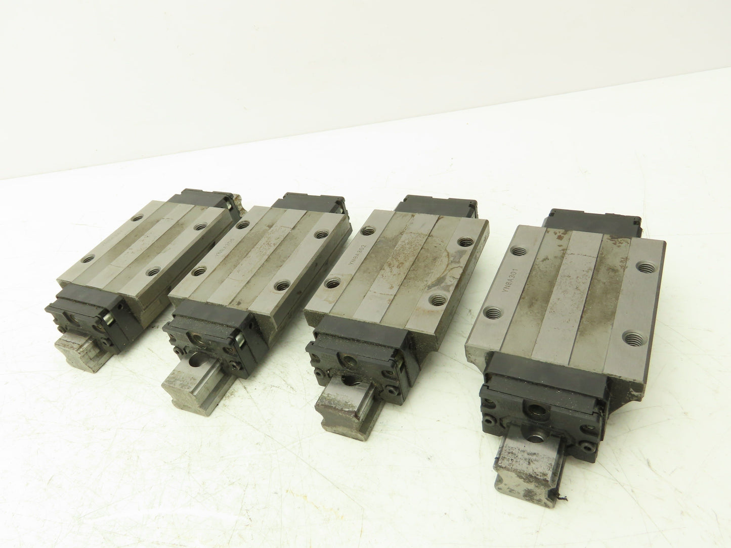 THK SHS25 Linear Bearing 1-Block Guide Rail 25mm x 160mm 6-1/4" Lot of 4