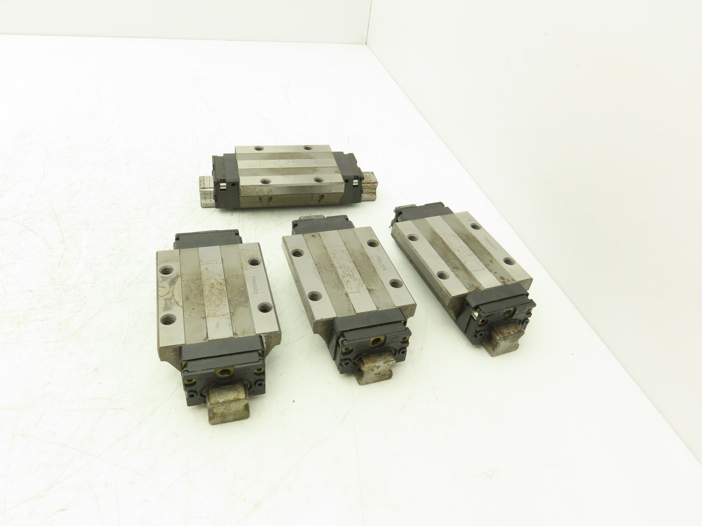 THK SHS25 Linear Bearing 1-Block Guide Rail 25mm x 160mm 6-1/4" Lot of 4