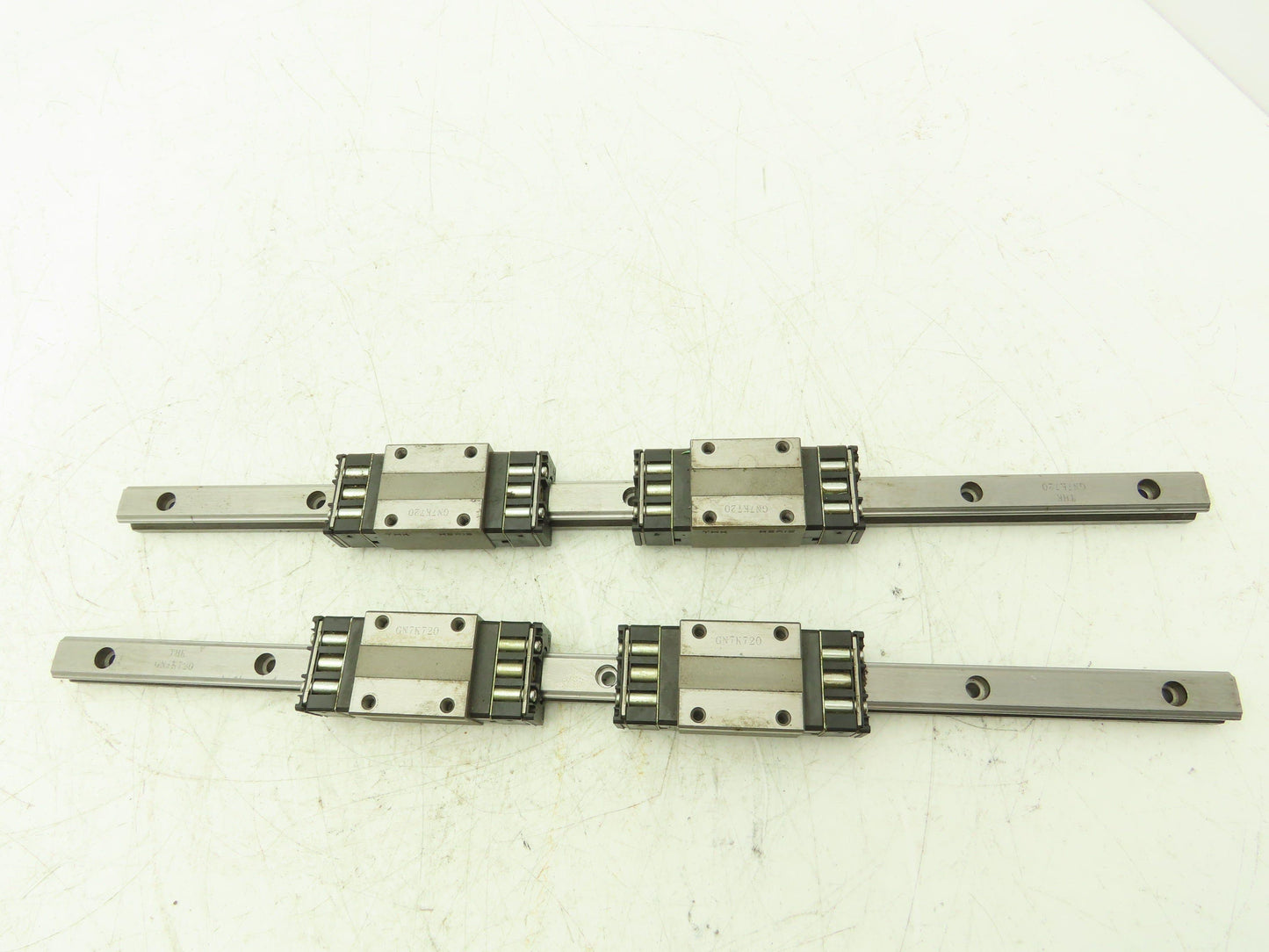 THK HSR15 Linear Bearing 2-Block Guide Rail 15mm x 400mm 15-3/4" Lot of 2