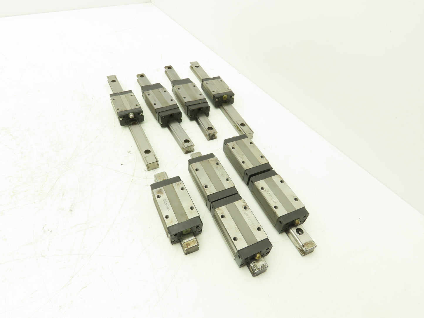 THK SRS15 SSR15 Linear Bearing Guide Rail 15mm x 100-220mm 4..8-5/8" Lot of 7