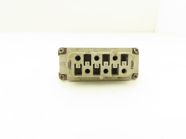 Phoenix Contact 1773132 Heavycon 6-Pin Female Receptacle & Hood Lot of 2