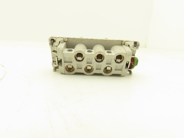 Phoenix Contact 1773132 Heavycon 6-Pin Female Receptacle & Hood Lot of 2